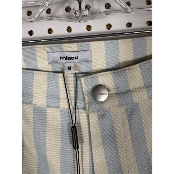 Miaou striped 5 pocket fargo pants size M - Picture 11 of 12